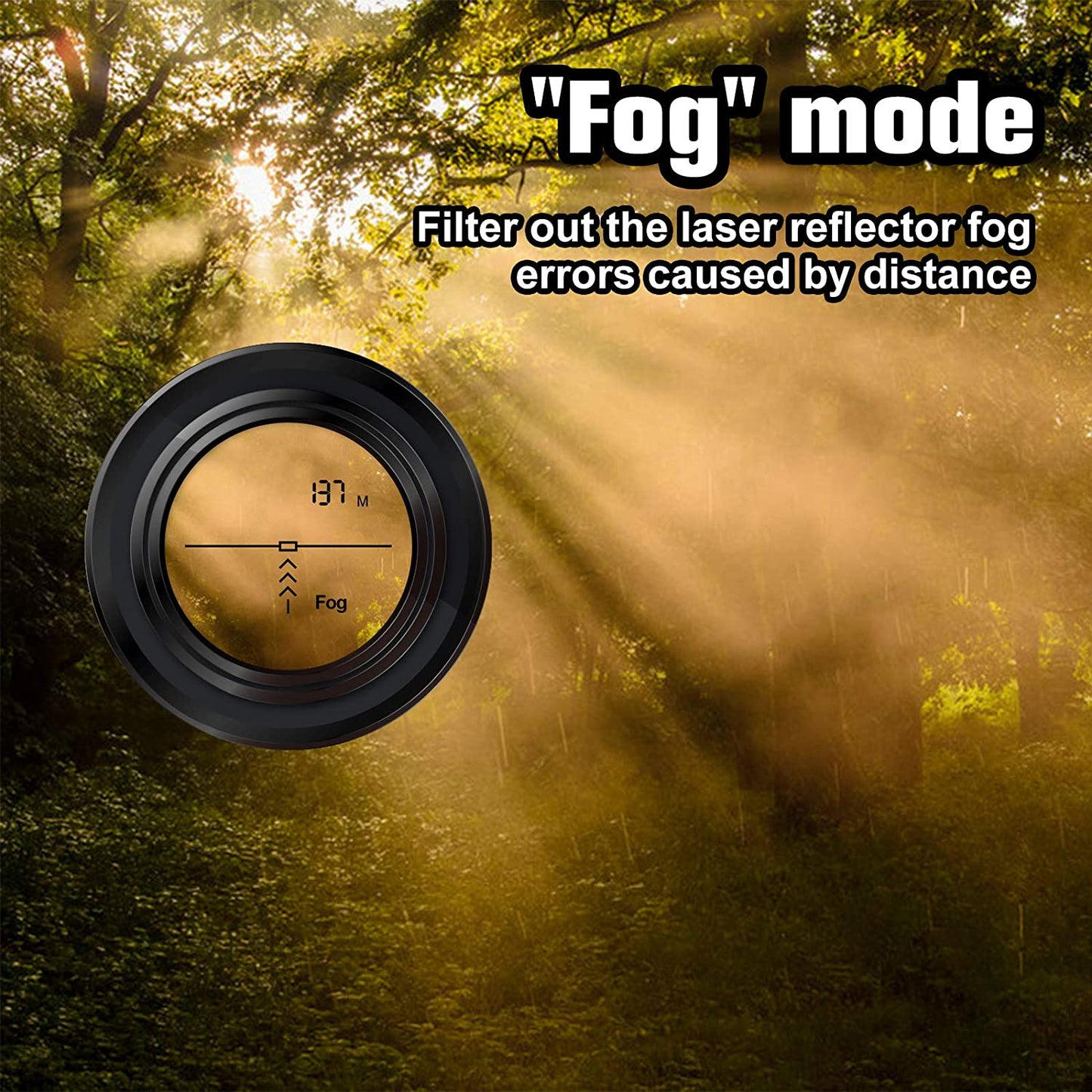 Taoriggs Rangefinder, Multi-Function Golf Range Finder 650-800Yards 6X Magnification, Flag-locking, Scan, Distance Measure,Carrying Case, RangeFinder for Golf,Shooting,Camping for Family