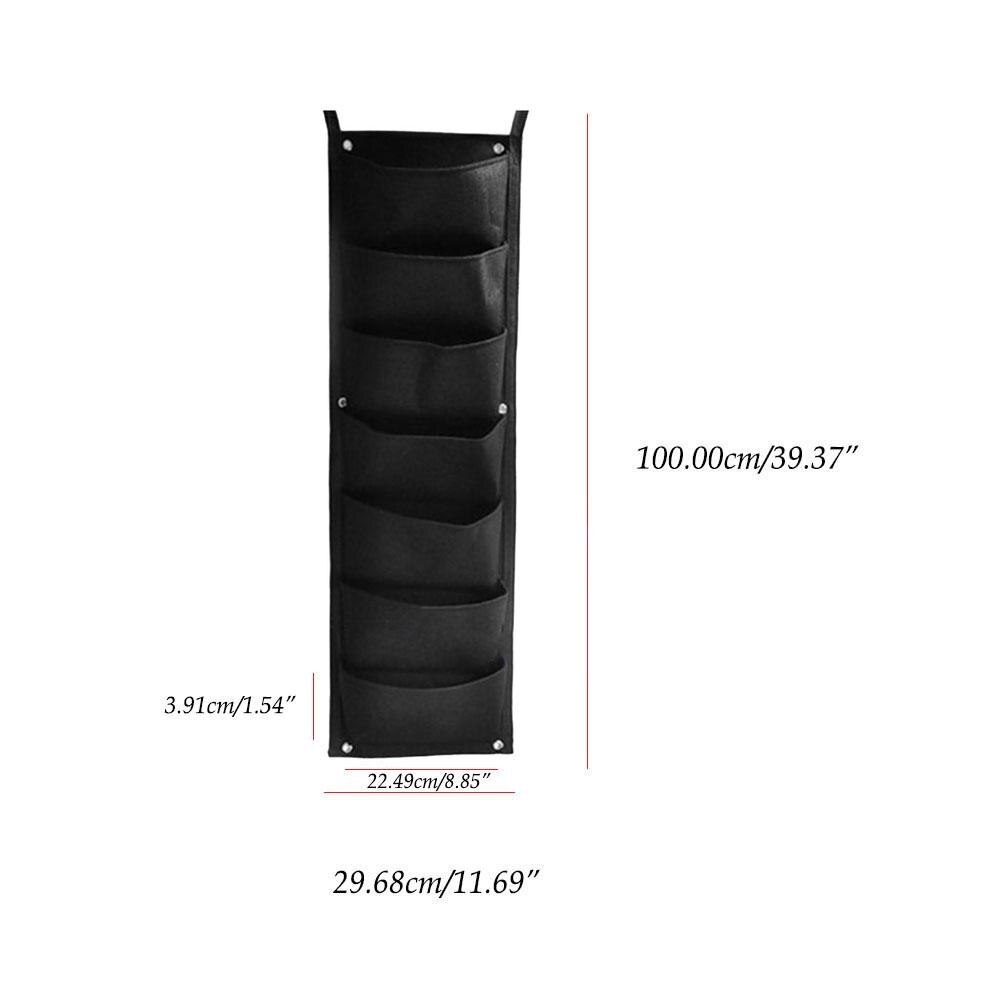BOUANRY Hanging Garden Planter Flower Pots Layout Waterproof Wall Mount Hanging Plant Flowerpot Bag Indoor Outdoor Gardening Bag