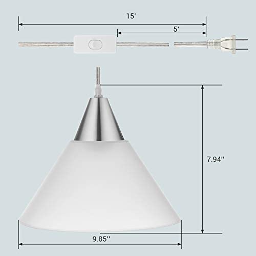 RENGAC 4.5m Hanging lamps for Living Room, Bedroom, Dining Hall