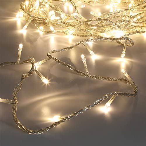 RENGAC Festive Lights Indoor Fairy Lights - 40 Warm White LEDs - Clear Cable