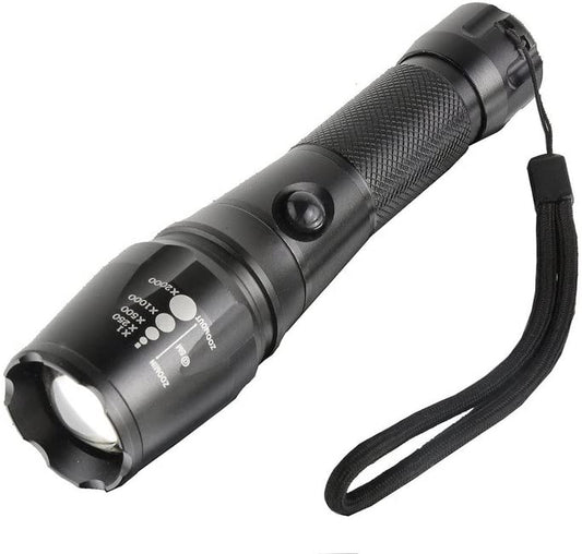 RENGAC Rechargeable Torch Led Lights,1000 lumens XML T6 Zoomable Powerful Flashlight Small Tactical Torches Led Super Bright Head Torch with for Camping Biking Working Hunting Fishing Riding Walking