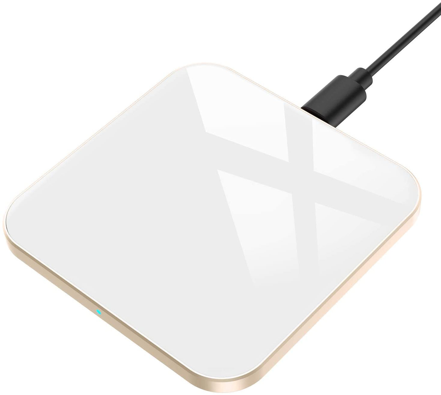 Taoriggs Wireless Charger, Qi-Certified 15W Max Fast Wireless Charging Pad for iPhone 12/12 Pro/11/11 Pro Max/XS Max/XR/XS/X/8/8+/Se, Galaxy S20/S10/S9/S8, AirPods Pro, White (No AC Adapter)