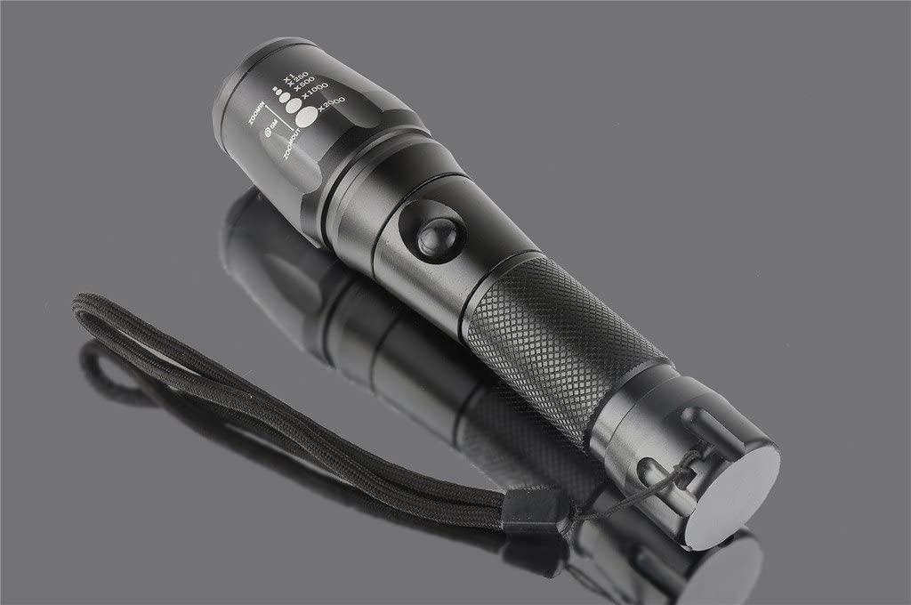 RENGAC Rechargeable Torch Led Lights,1000 lumens XML T6 Zoomable Powerful Flashlight Small Tactical Torches Led Super Bright Head Torch with for Camping Biking Working Hunting Fishing Riding Walking