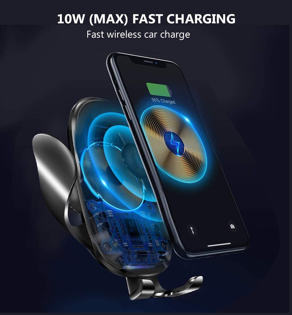 Jojobnj Handyhalterung Auto Handyhalter fürs Auto Lüftung Universal Handy KFZ Halterungen für iPhone Samsung Huawei Sony LG und mehere Smartphone oder GPS-Gerät