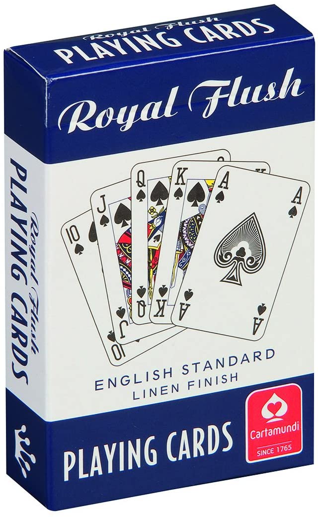 gruciso Royal Flush Playing Cards (3 pack, Red / White / Blue)