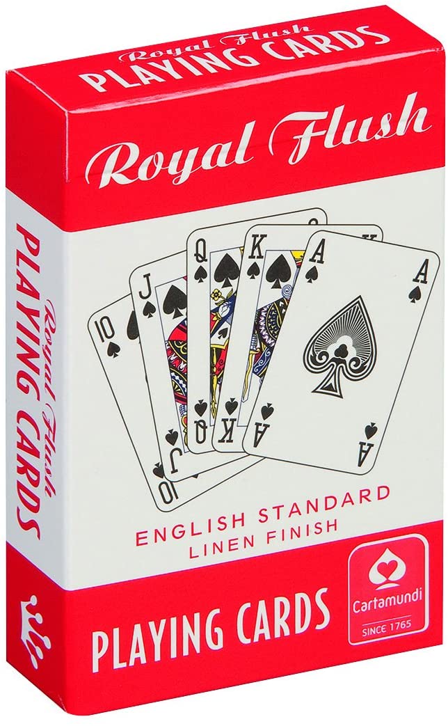 gruciso Royal Flush Playing Cards (3 pack, Red / White / Blue)
