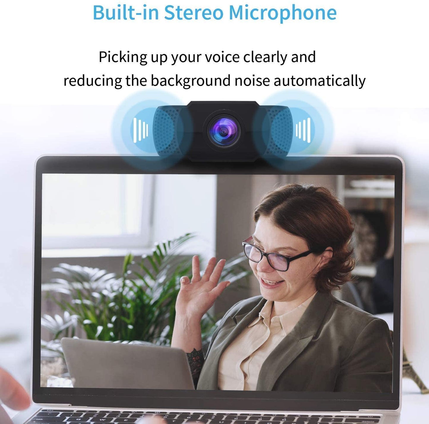 Taoriggs 1080P Webcam,HD Webcam with Microphone,Full HD 1080P Streaming Web Camera Plug and Play & Wide Angle USB Camera for Youtube,Video Calling, Studying, Conference, Gaming with Rotatable Clip