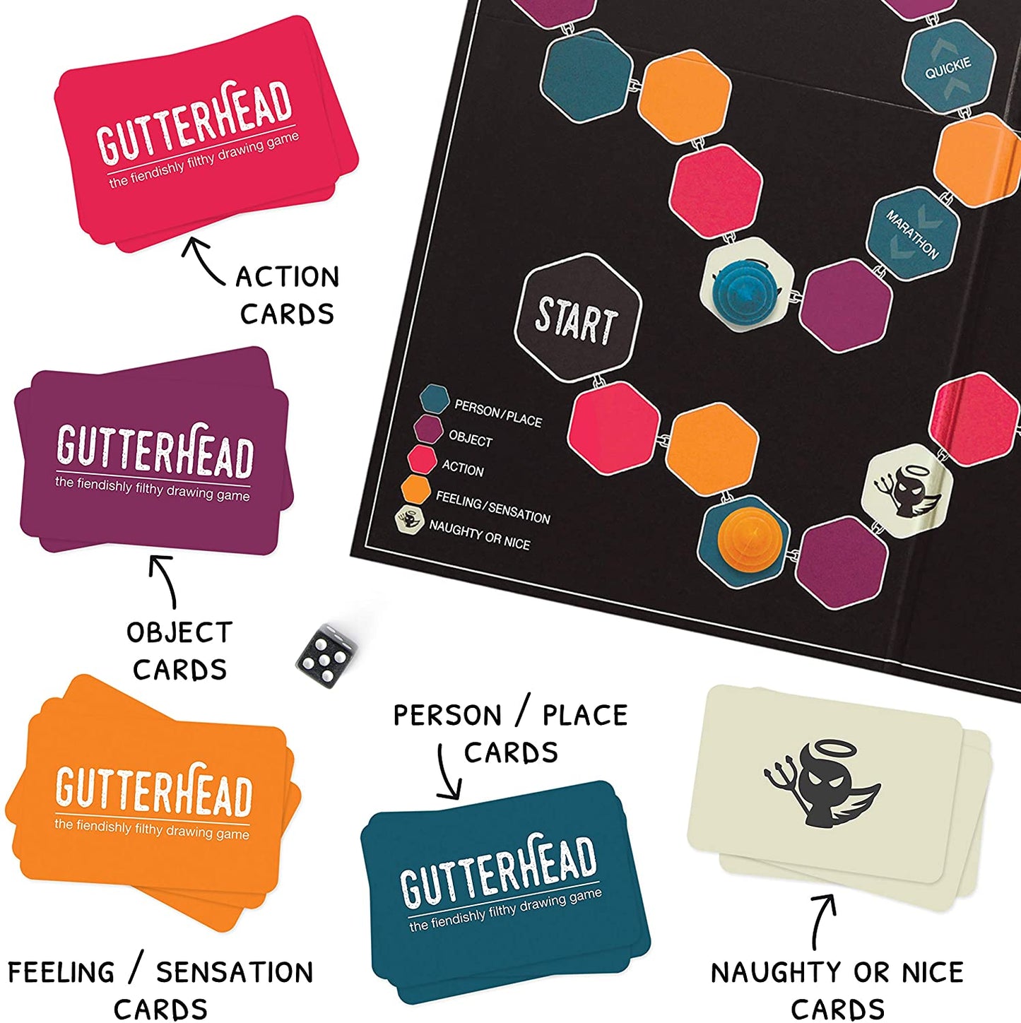 gruciso - The Adult Board Game of Hilariously Dirty Doodles (Party Game for Adults)