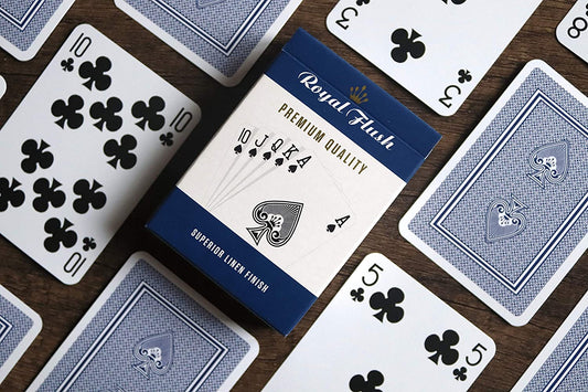 gruciso Royal Flush Playing Cards (3 pack, Red / White / Blue)